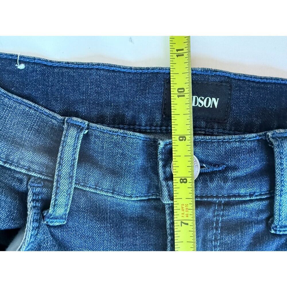 Hudson Womens Skinny Jeans Natalie Size 27 Blue Dark Wash Mid Rise 27x28 Great​​ - Picture 9 of 10